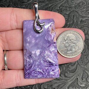 Charoite Tinaksite Pendant Stone Crystal Jewelry